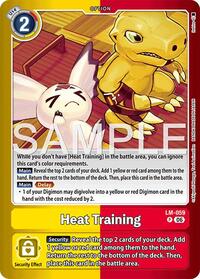 Heat Training | Limited Card Pack -Final Crest- | Promo | Foil | #LM-059 P