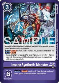 Insane Synthetic Monster | Limited Card Pack -Final Crest- | Promo | Foil | #P-205 P