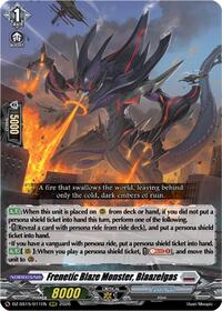 Frenetic Blaze Monster, Blaazelgas | DZ-SS15: The Legendary Vanguards | RRR | Normal | #DZ-SS15/011EN