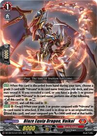 Blaze Equip Dragon, Vaikal | DZ-SS15: The Legendary Vanguards | LGRR | Normal | #DZ-SS15/LG11EN