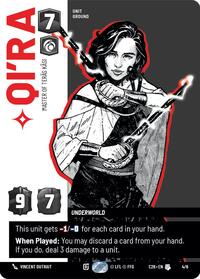 Qi'ra - Master of Teras Kasi | 2026 Convention Exclusive | Uncommon | Foil | #4/6