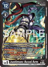 Justimon: Accel Arm | Limited Card Pack -Final Crest- | Promo | Foil | #P-203 P
