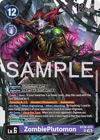 ZombiePlutomon | Timeless Bonds | Super Rare | Unspecified | #BT26-079 SR