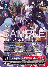 HeavyMetaldramon ACE | Limited Card Pack -Final Crest- | Super Rare | Foil | #BT20-077 SR