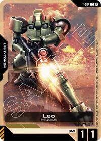 Leo (T-004) Token (WCS 26-27 Participation Pack Vol.2) | Gundam Promotional Cards | Common | Holofoil | #T-004