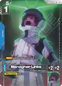 Banagher Links (Newtype Challenge 2026 Mission 4) | Gundam Promotional Cards | Uncommon | Holofoil | #GD01-088