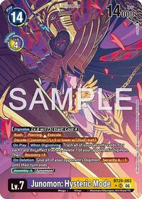 Junomon: Hysteric Mode (Alternate Art) | Timeless Bonds | Super Rare | Unspecified | #BT26-083 SR