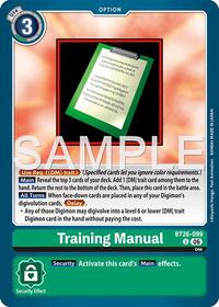 Training Manual | Timeless Bonds | Uncommon | Unspecified | #BT26-099 U