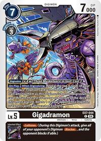 Gigadramon | Limited Card Pack -Final Crest- | Common | Foil | #EX7-044 C