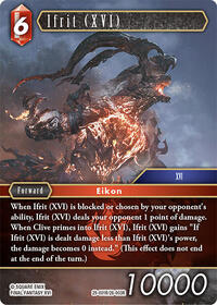 Ifrit (XVI) | Blissful Eternity | Rare | Normal | #29-001R/26-003R