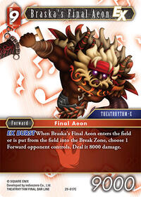 Braska's Final Aeon EX | Blissful Eternity | Common | Foil | #29-017C