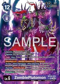 ZombiePlutomon (Alternate Art) | Timeless Bonds | Super Rare | Unspecified | #BT26-079 SR