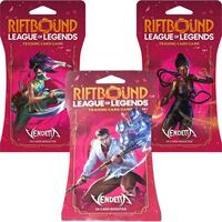 Riftbound: League of Legends Trading Card Game: Vendetta - Sleeved Booster Pack Art Bundle [Set of 3]
