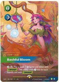 Lillia, Bashful Bloom | Secret Garden | Promo | Foil | #001/003