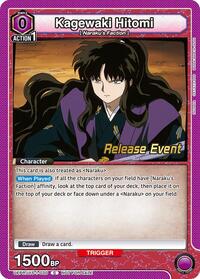 Kagewaki Hitomi | UE23BT: Inuyasha Release Event Cards | Common | Normal | #UEPR/IYS-1-030