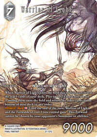 Warrior of Light (Full Art) | Blissful Eternity | Legend | Foil | #21-121L