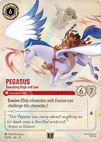 Pegasus - Searching High and Low | Disney Lorcana Promo Cards | Promo | Holofoil | #15