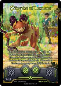 Scythe of Demeter (Stellar) | Awakened Promos | SR | Holo | #KSA-51