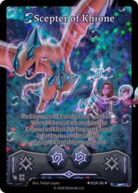 Scepter of Khione (Stellar) | Awakened Promos | SR | Holo | #KSA-56
