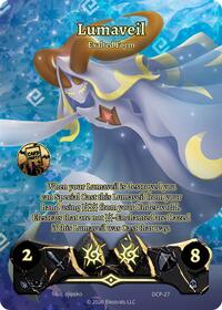 Lumaveil - Exalted Form | Divine Champions: Sunstrike Promos | R | Holo | #DCP-27
