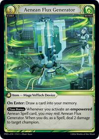 Aenean Flux Generator | .asphodel/paradise | Uncommon | Foil | #174