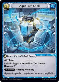AquaTech Shell | .asphodel/paradise | Rare | Foil | #144