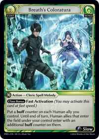 Breath's Coloratura | .asphodel/paradise | Rare | Foil | #181