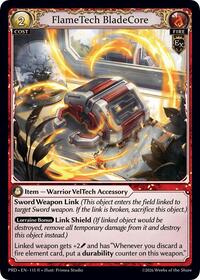 FlameTech BladeCore | .asphodel/paradise | Rare | Foil | #115