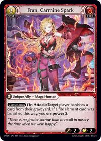Fran, Carmine Spark | .asphodel/paradise | Super Rare | Foil | #119