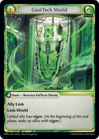 GustTech Shield | .asphodel/paradise | Common | Foil | #192