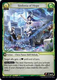 Sinfonia of Hope | .asphodel/paradise | Common | Foil | #199
