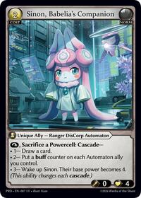 Sinon, Babelia's Companion | .asphodel/paradise | Super Rare | Normal | #087