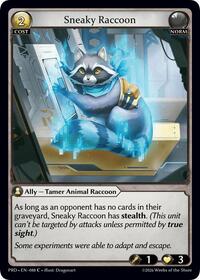 Sneaky Raccoon | .asphodel/paradise | Common | Normal | #088