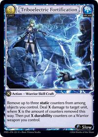 Triboelectric Fortification | .asphodel/paradise | Rare | Foil | #221