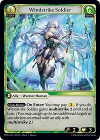 Windstrike Soldier | .asphodel/paradise | Rare | Normal | #205