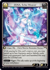 ZENA, Echo Weaver | .asphodel/paradise | Super Rare | Normal | #103
