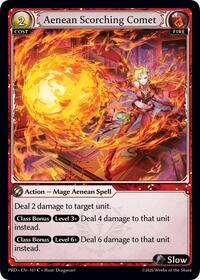 Aenean Scorching Comet (Interference Curio Foil) | .asphodel/paradise | Common | Unspecified | #107