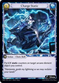 Charge Static (Interference Curio Foil) | .asphodel/paradise | Uncommon | Unspecified | #210