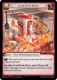CookTech Mixer (Interference Curio Foil) | .asphodel/paradise | Common | Unspecified | #110