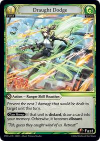 Draught Dodge (Interference Curio Foil) | .asphodel/paradise | Common | Unspecified | #188