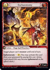 Escharotomy (Interference Curio Foil) | .asphodel/paradise | Uncommon | Unspecified | #114
