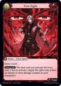 Exia Sight (Interference Curio Foil) | .asphodel/paradise | Uncommon | Unspecified | #227