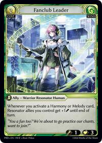 Fanclub Leader (Interference Curio Foil) | .asphodel/paradise | Common | Unspecified | #190