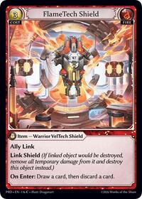 FlameTech Shield (Interference Curio Foil) | .asphodel/paradise | Common | Unspecified | #116