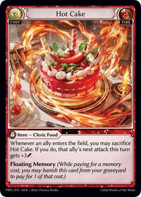 Hot Cake (Interference Curio Foil) | .asphodel/paradise | Common | Unspecified | #120