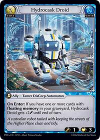 Hydrocask Droid (Interference Curio Foil) | .asphodel/paradise | Common | Unspecified | #157