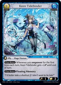 Keen Tidebinder (Interference Curio Foil) | .asphodel/paradise | Common | Unspecified | #158