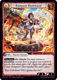 Rampant Bladehand (Interference Curio Foil) | .asphodel/paradise | Uncommon | Unspecified | #129
