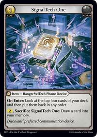 SignalTech One (Interference Curio Foil) | .asphodel/paradise | Common | Unspecified | #086