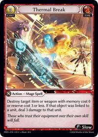 Thermal Break (Interference Curio Foil) | .asphodel/paradise | Uncommon | Unspecified | #135